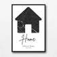 Personalisiertes Poster: Home | Geschnek zum Einzug mit Adresse Little Mathilda Little Mathilda Poster