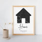 Personalisiertes Poster: Home | Geschnek zum Einzug mit Adresse Little Mathilda Little Mathilda Poster