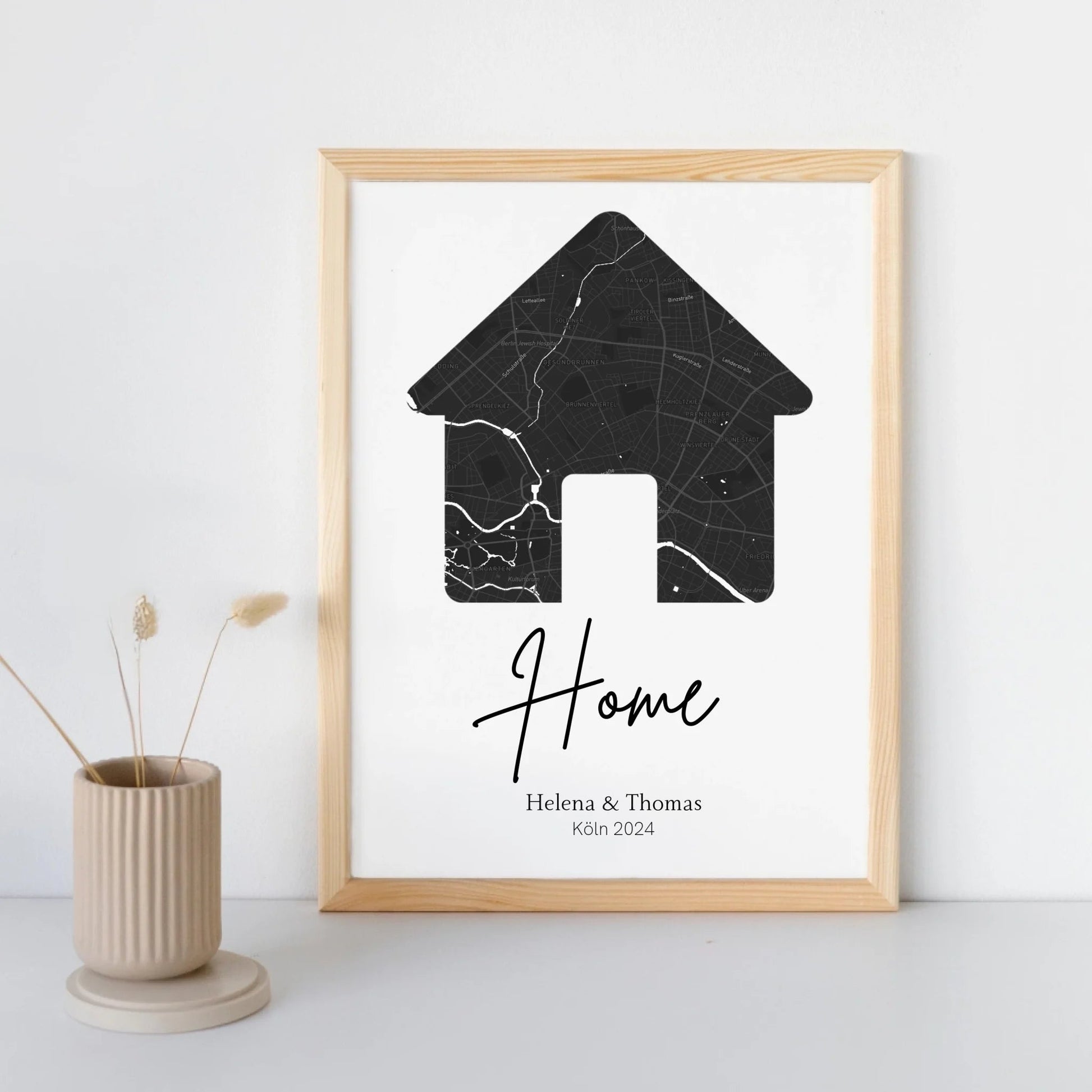 Personalisiertes Poster: Home | Geschnek zum Einzug mit Adresse Little Mathilda Little Mathilda Poster