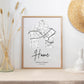 Personalisiertes Poster: Home Little Mathilda Little Mathilda Poster