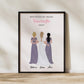 Personalisiertes Poster: Trauzeugin fragen Little Mathilda Little Mathilda Poster