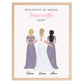 Personalisiertes Poster: Trauzeugin fragen Little Mathilda Little Mathilda Poster