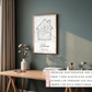 Personalisiertes Poster zum Einzug mit Stadtkarte & Koordinaten Little Mathilda Little Mathilda Poster