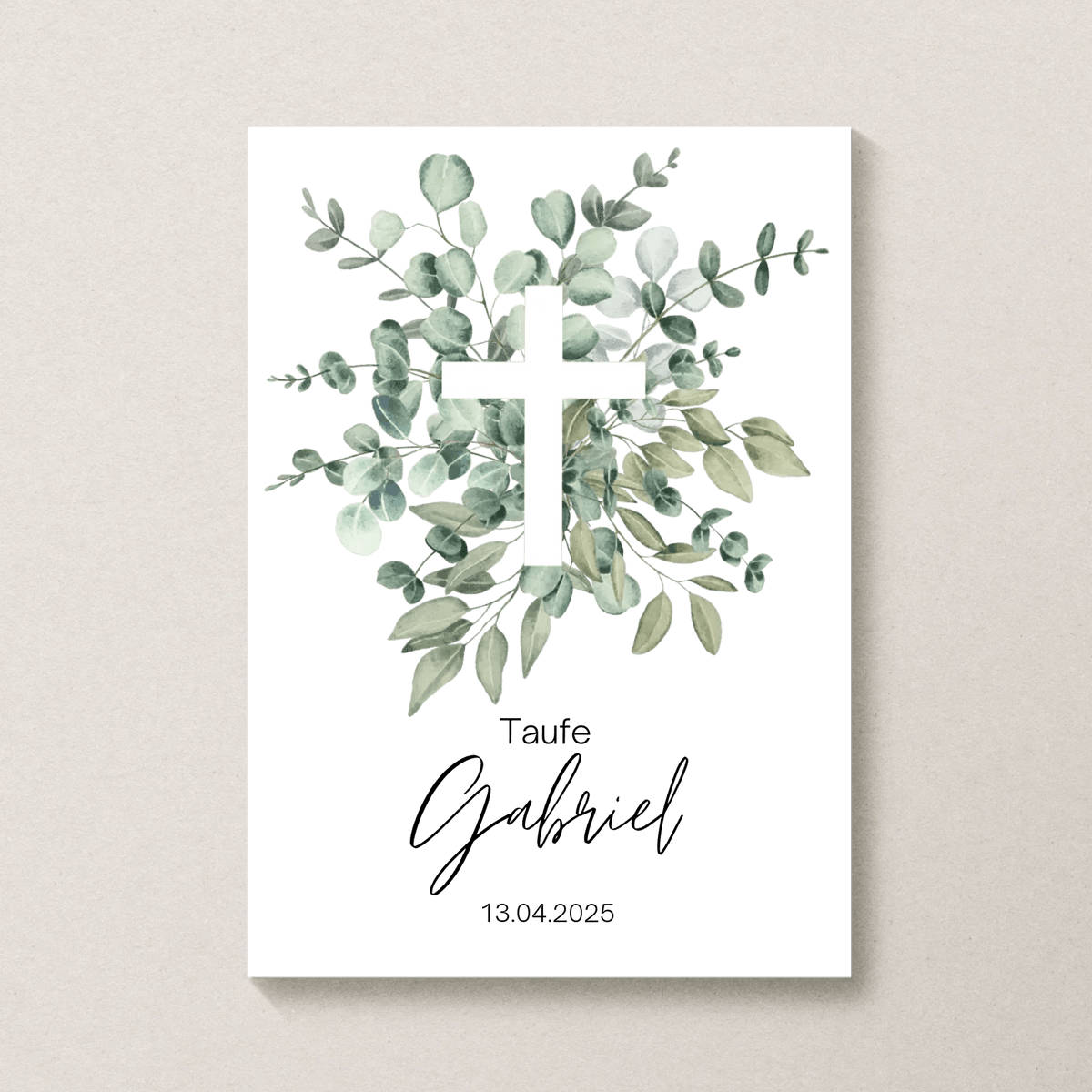 Personalisiertes Poster zur Taufe Little Mathilda Little Mathilda Poster
