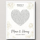 Personalisiertes Songtext Poster mit Namen, Wunschsong und Untertitel Little Mathilda Little Mathilda Poster