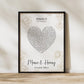 Personalisiertes Songtext Poster mit Namen, Wunschsong und Untertitel Little Mathilda Little Mathilda Poster