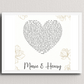 Personalisiertes Songtext Poster mit Namen, Wunschsong und Untertitel Little Mathilda Little Mathilda Poster