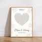 Personalisiertes Songtext Poster mit Namen, Wunschsong und Untertitel Little Mathilda Little Mathilda Poster
