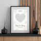 Personalisiertes Songtext Poster mit Namen, Wunschsong und Untertitel Little Mathilda Little Mathilda Poster