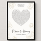 Personalisiertes Songtext Poster mit Namen, Wunschsong und Untertitel Little Mathilda Little Mathilda Poster