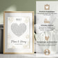 Personalisiertes Songtext Poster mit Namen, Wunschsong und Untertitel Little Mathilda Little Mathilda Poster