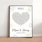 Personalisiertes Songtext Poster mit Namen, Wunschsong und Untertitel Little Mathilda Little Mathilda Poster