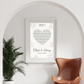 Personalisiertes Songtext Poster mit Namen, Wunschsong und Untertitel Little Mathilda Little Mathilda Poster