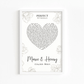 Personalisiertes Songtext Poster mit Namen, Wunschsong und Untertitel Little Mathilda Little Mathilda Poster