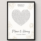 Personalisiertes Songtext Poster mit Namen, Wunschsong und Untertitel Little Mathilda Little Mathilda Poster