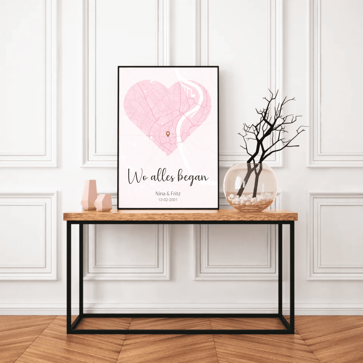 Personalisiertes Stadtkartenposter - Wo Alles begann Little Mathilda Little Mathilda Poster
