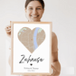 Personalisiertes Stadtkartenposter: Zuhause | Geschenk zum Einzug Little Mathilda Little Mathilda Poster