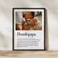 Poster Hundemama / Hundepapa - Personalisiertes Definitionsposter für Hundebesitzer Little Mathilda Little Mathilda Poster