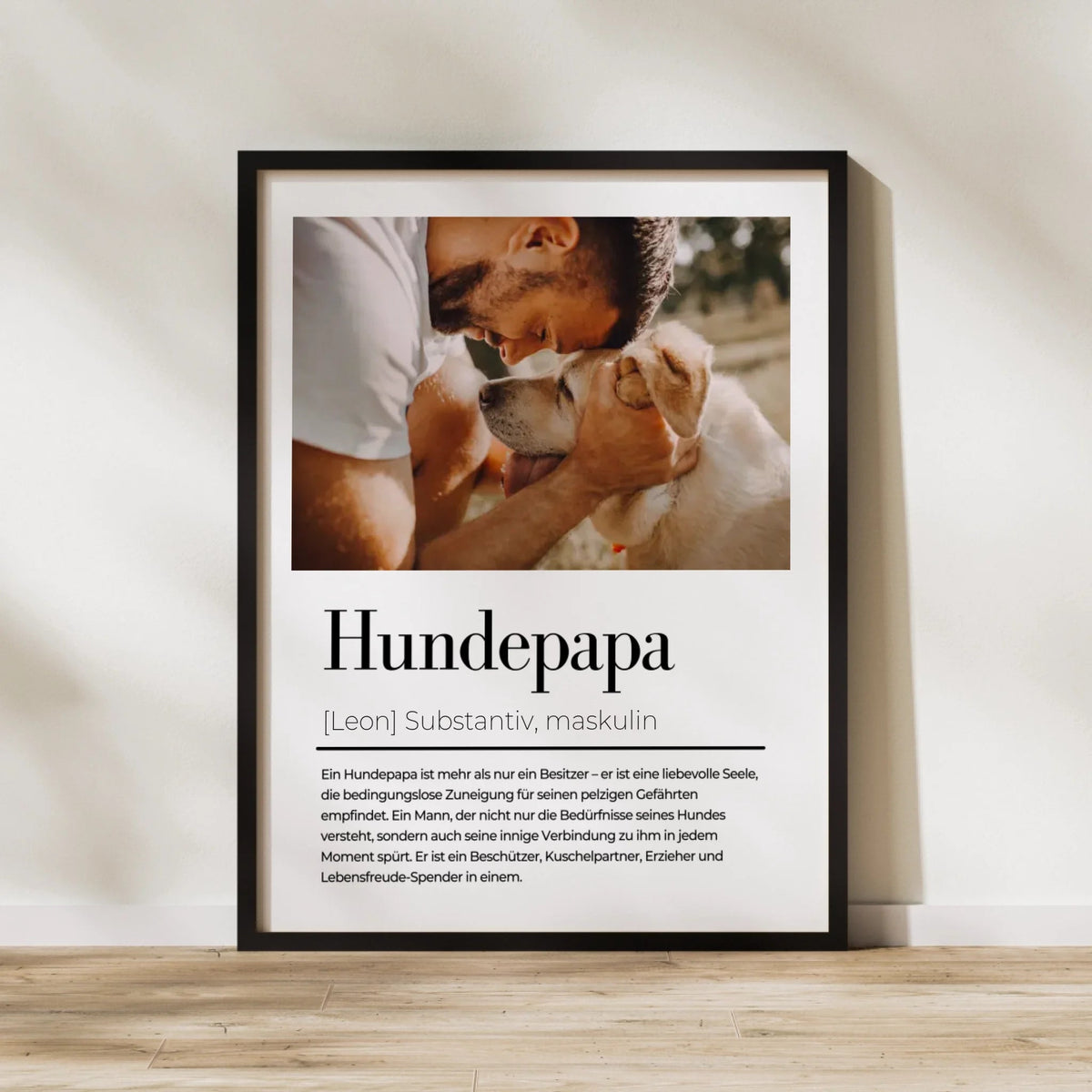 Poster Hundemama / Hundepapa - Personalisiertes Definitionsposter für Hundebesitzer Little Mathilda Little Mathilda Poster