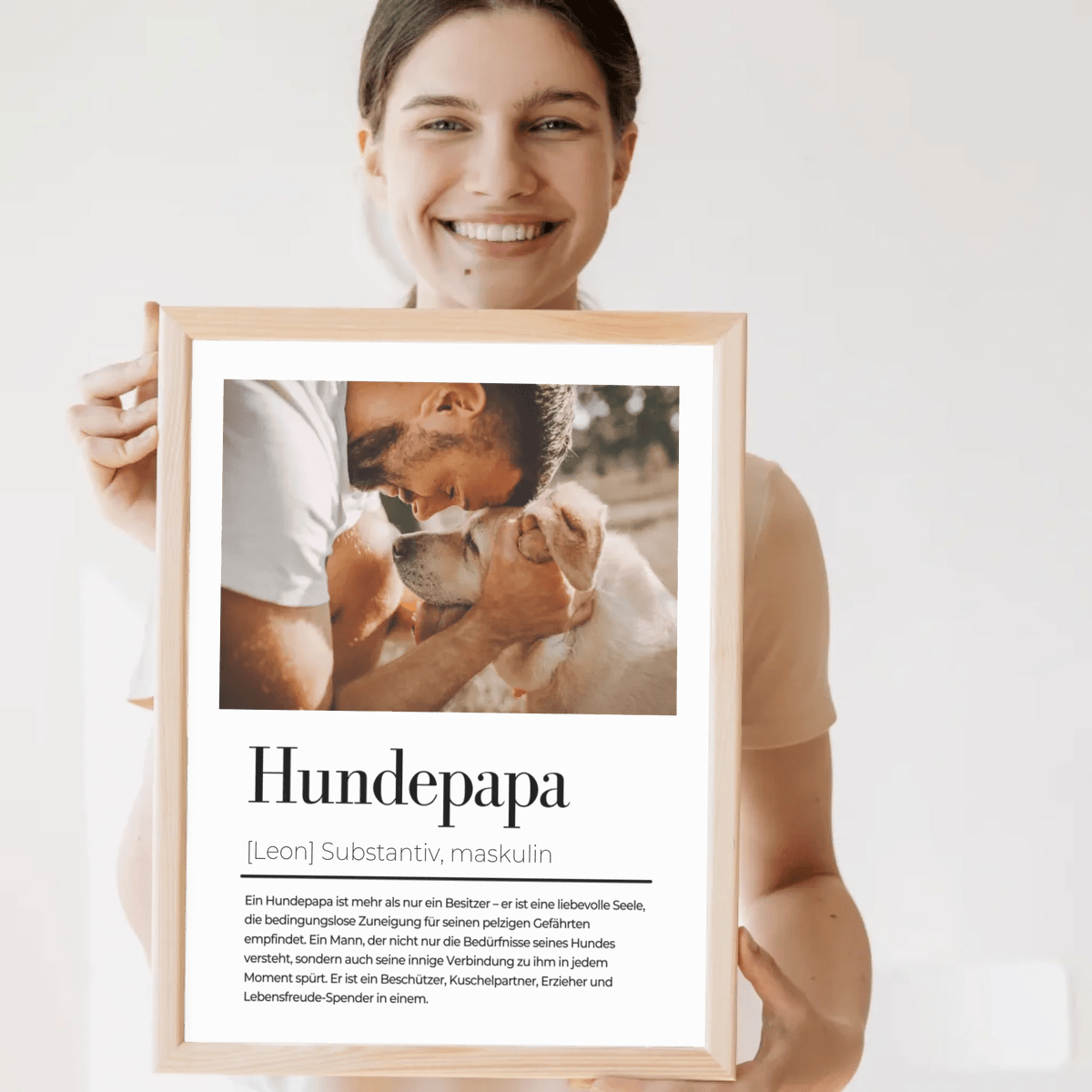 Poster Hundemama / Hundepapa - Personalisiertes Definitionsposter für Hundebesitzer Little Mathilda Little Mathilda Poster