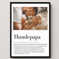 Poster Hundemama / Hundepapa - Personalisiertes Definitionsposter für Hundebesitzer Little Mathilda Little Mathilda Poster