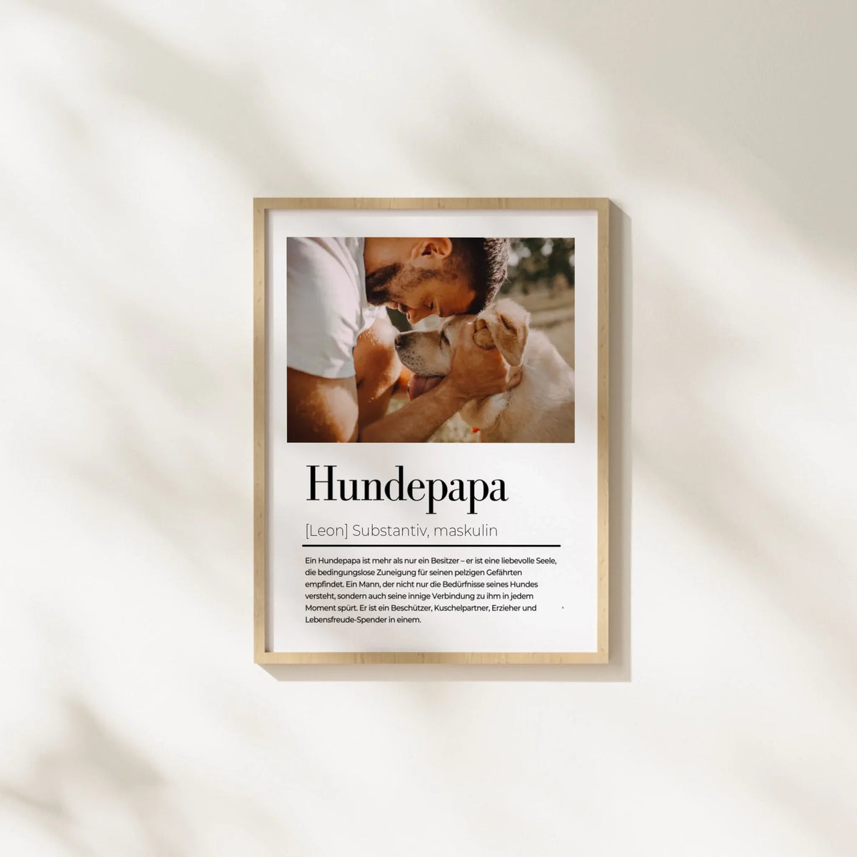 Poster Hundemama / Hundepapa - Personalisiertes Definitionsposter für Hundebesitzer Little Mathilda Little Mathilda Poster