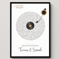 Songtext Poster personalisiert mit Namen, Wunschsong und Wunschtext Little Mathilda Little Mathilda Poster