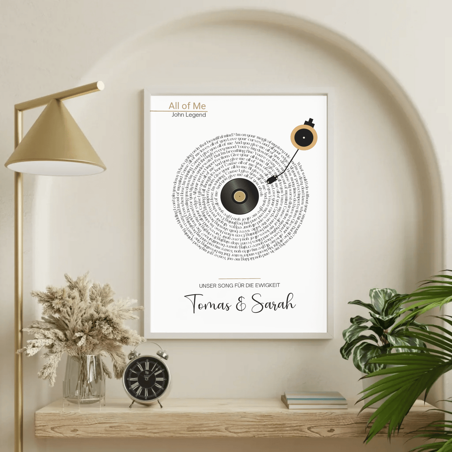 Songtext Poster personalisiert mit Namen, Wunschsong und Wunschtext Little Mathilda Little Mathilda Poster