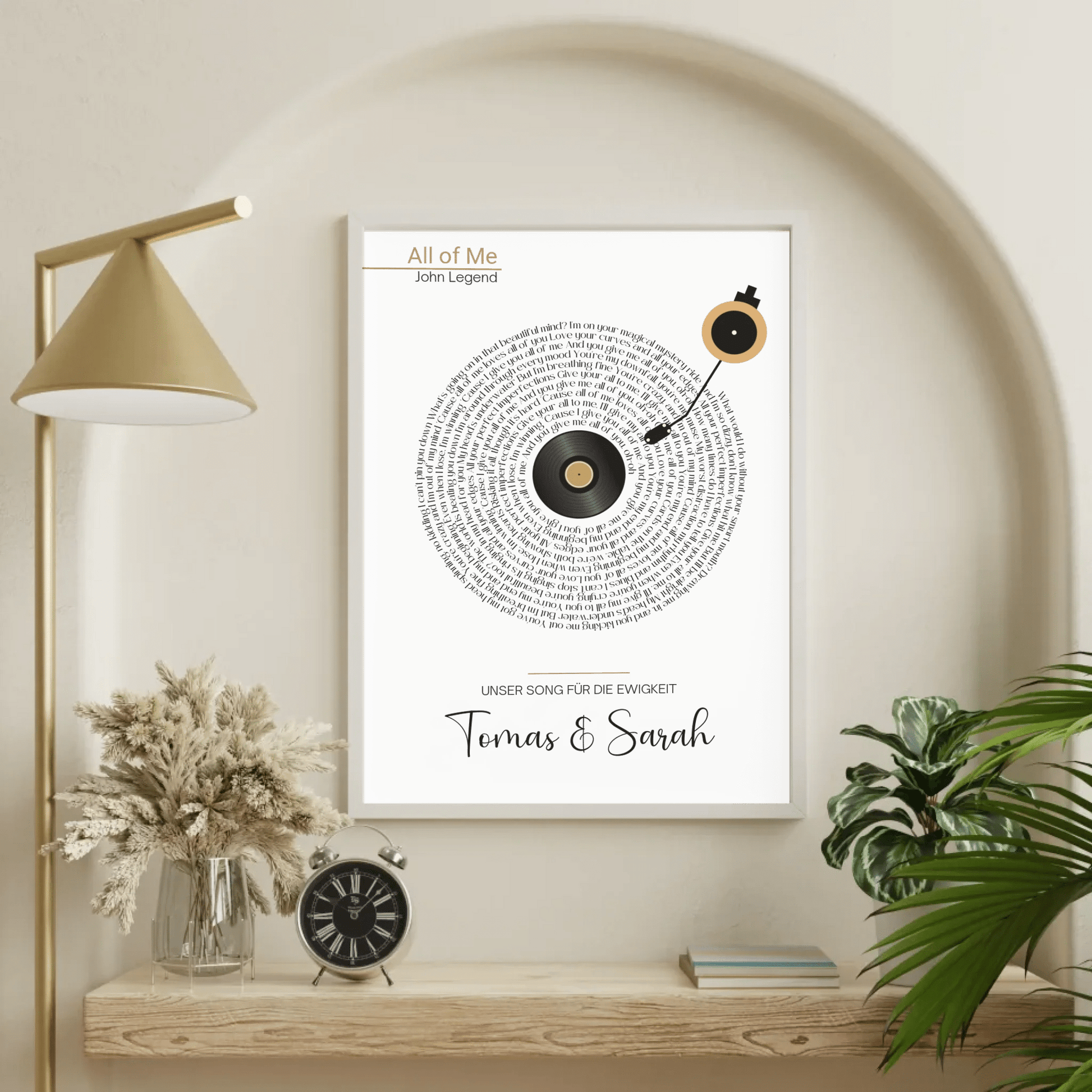 Songtext Poster personalisiert mit Namen, Wunschsong und Wunschtext Little Mathilda Little Mathilda Poster