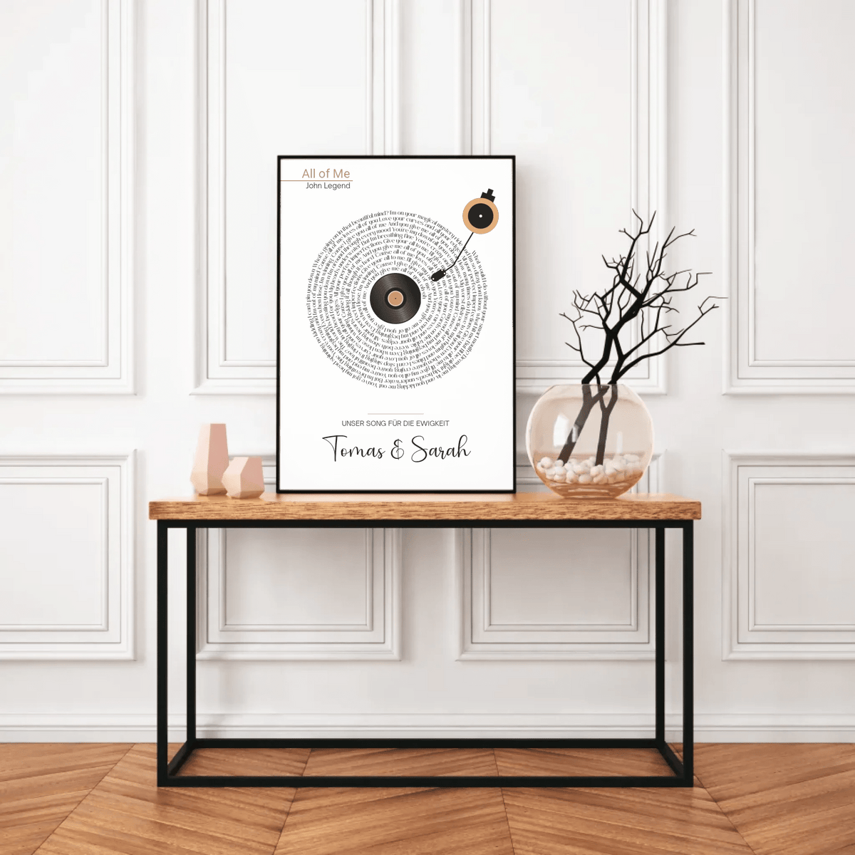 Songtext Poster personalisiert mit Namen, Wunschsong und Wunschtext Little Mathilda Little Mathilda Poster