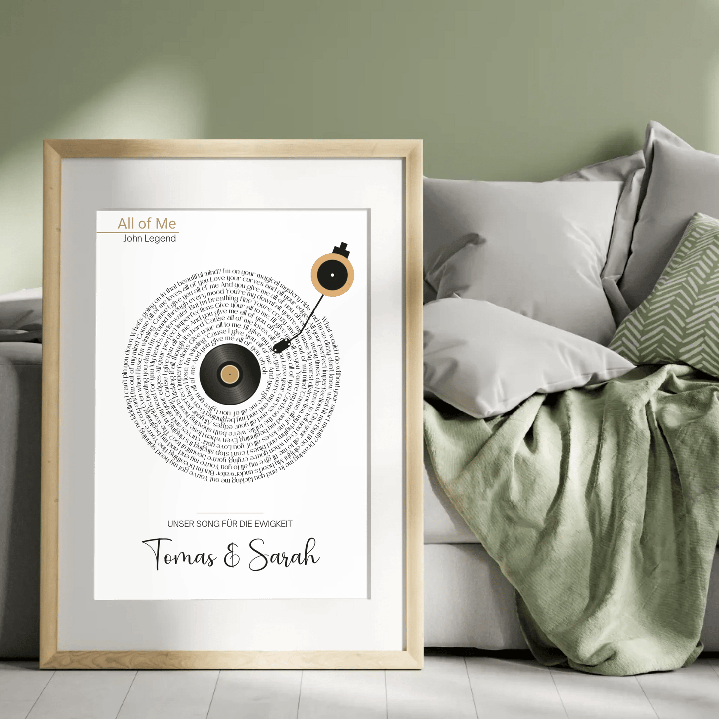 Songtext Poster personalisiert mit Namen, Wunschsong und Wunschtext Little Mathilda Little Mathilda Poster