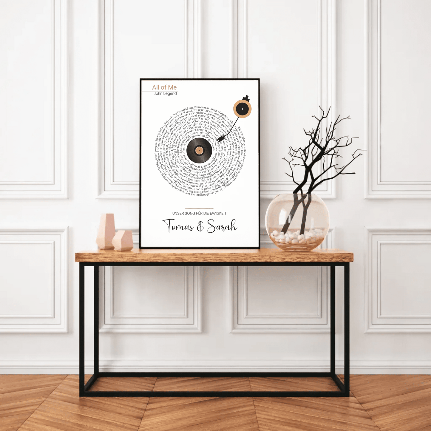 Songtext Poster personalisiert mit Namen, Wunschsong und Wunschtext Little Mathilda Little Mathilda Poster