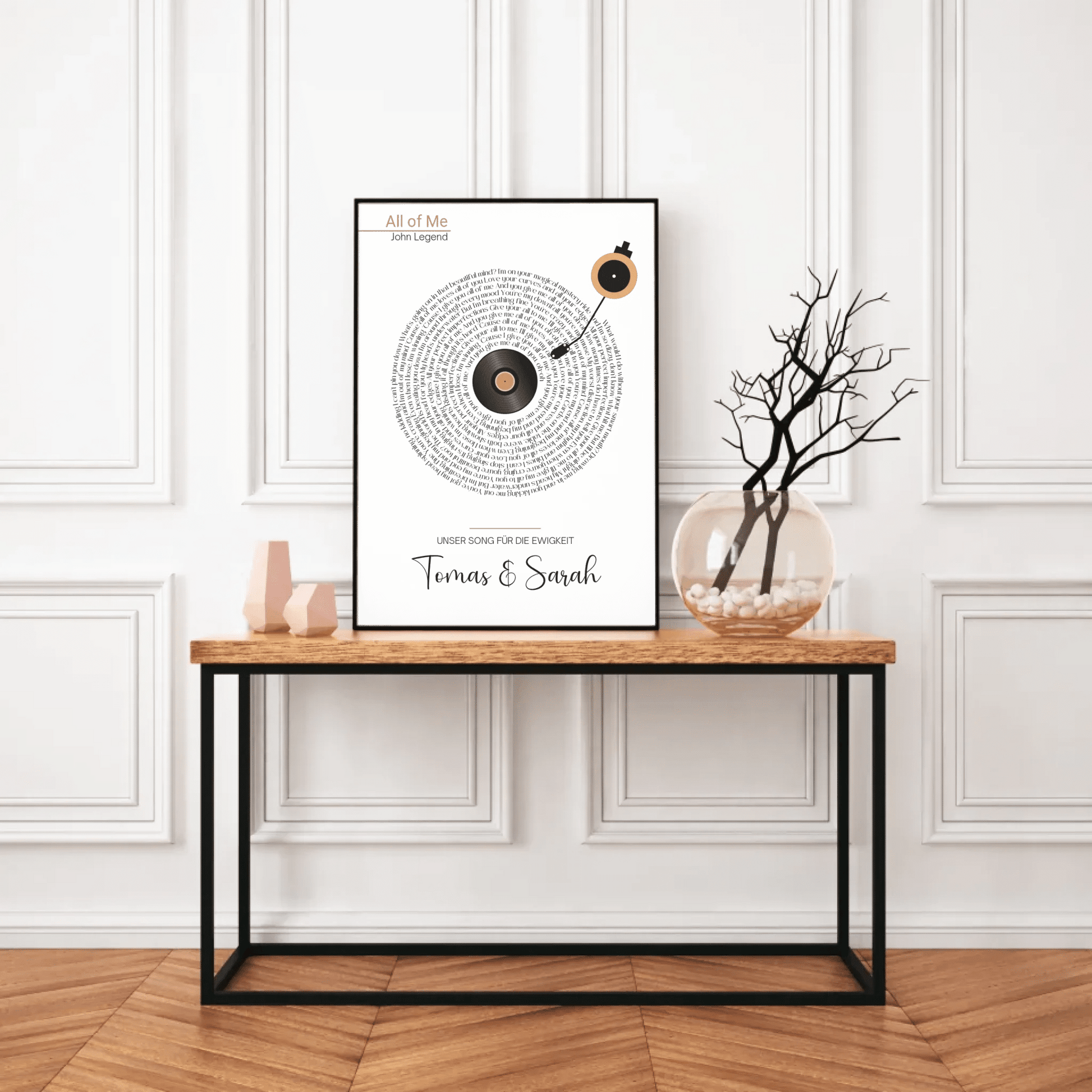 Songtext Poster personalisiert mit Namen, Wunschsong und Wunschtext Little Mathilda Little Mathilda Poster