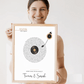 Songtext Poster personalisiert mit Namen, Wunschsong und Wunschtext Little Mathilda Little Mathilda Poster