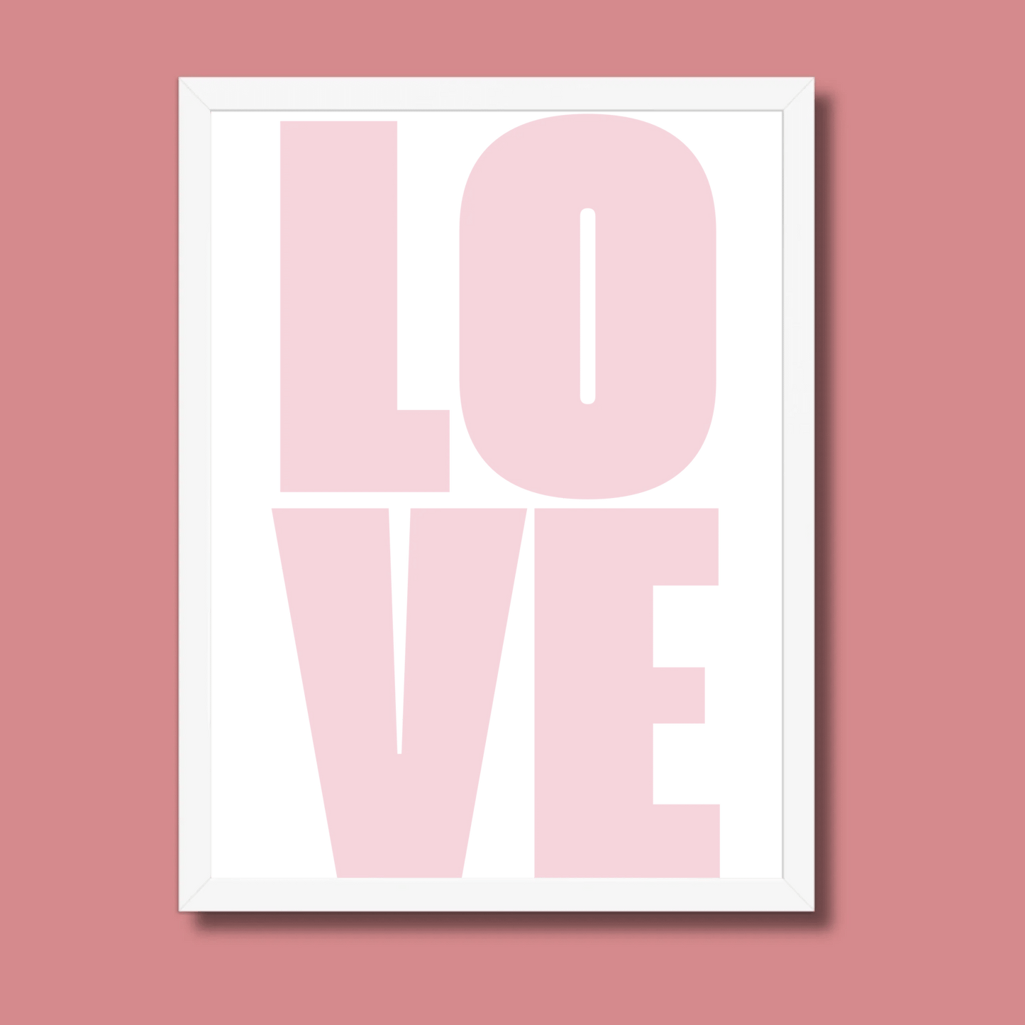Typografie - Poster „LOVE“ – Modernes Fotoposter Little Mathilda Little Mathilda Poster