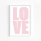 Typografie - Poster „LOVE“ – Modernes Fotoposter Little Mathilda Little Mathilda Poster