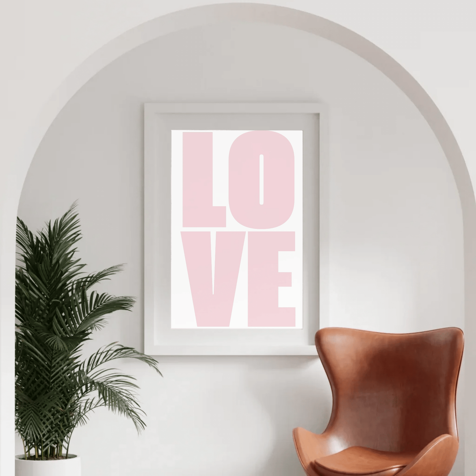 Typografie - Poster „LOVE“ – Modernes Fotoposter Little Mathilda Little Mathilda Poster