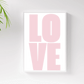 Typografie - Poster „LOVE“ – Modernes Fotoposter Little Mathilda Little Mathilda Poster
