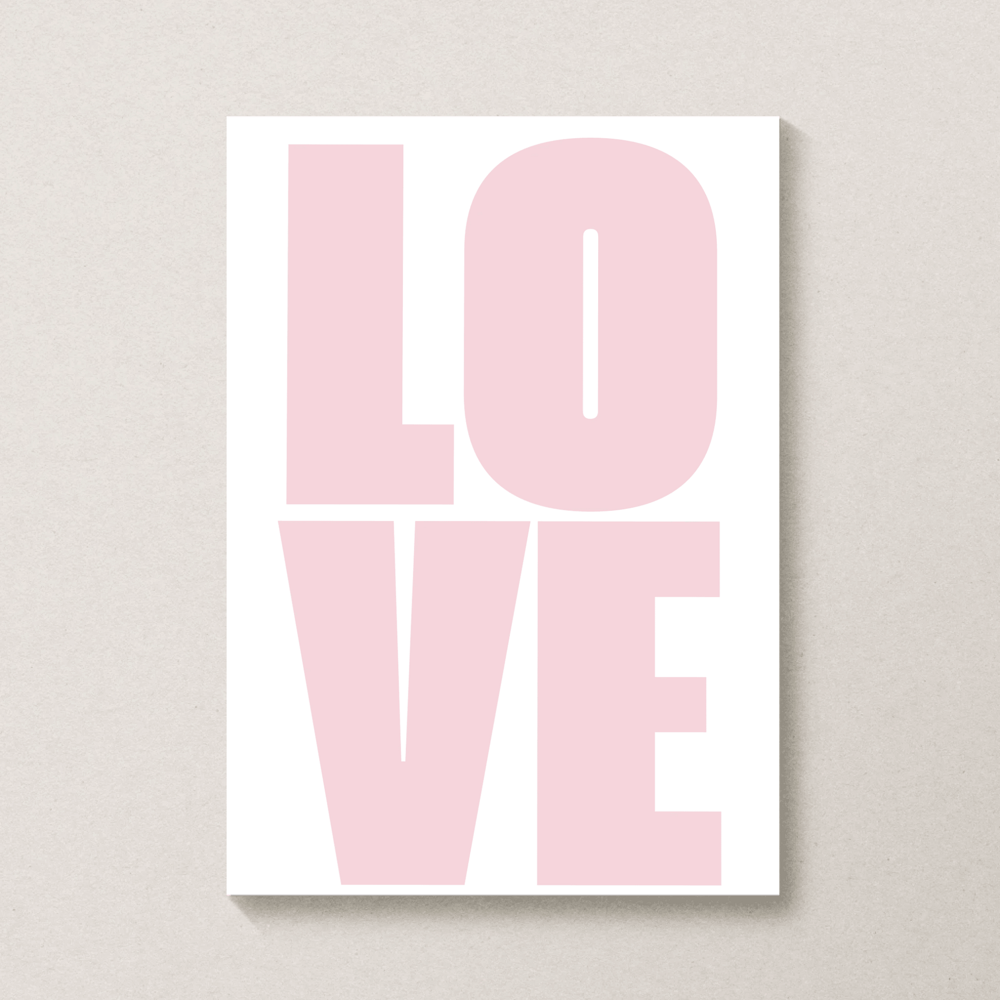 Typografie - Poster „LOVE“ – Modernes Fotoposter Little Mathilda Little Mathilda Poster