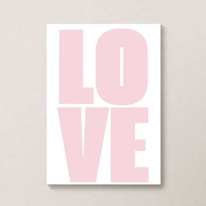 Typografie - Poster „LOVE“ – Modernes Fotoposter Little Mathilda Little Mathilda Poster