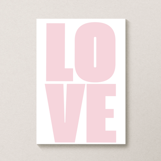 Typografie - Poster „LOVE“ – Modernes Fotoposter Little Mathilda Little Mathilda Poster