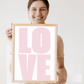 Typografie - Poster „LOVE“ – Modernes Fotoposter Little Mathilda Little Mathilda Poster