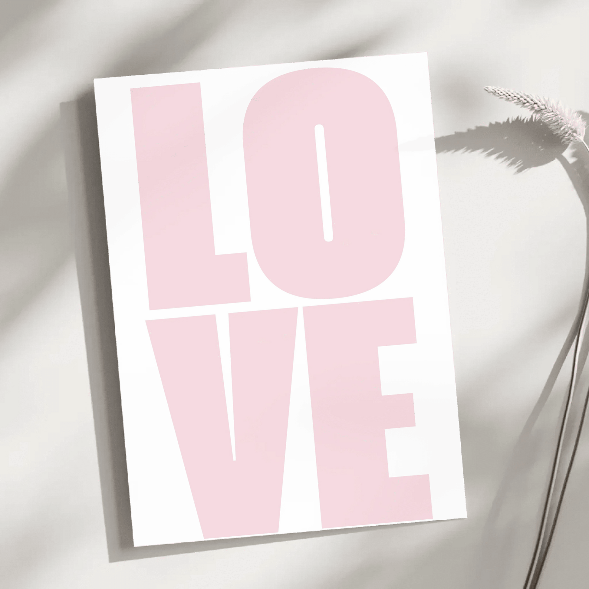 Typografie - Poster „LOVE“ – Modernes Fotoposter Little Mathilda Little Mathilda Poster