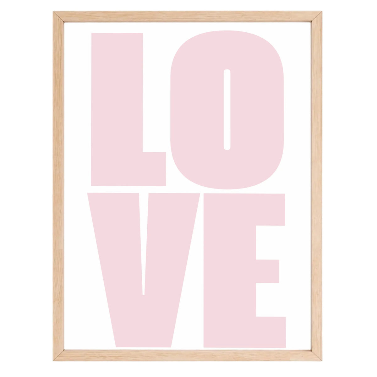Typografie-Poster „LOVE“ – Modernes Fotoposter Little Mathilda Little Mathilda Poster