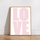 Typografie - Poster „LOVE“ – Modernes Fotoposter Little Mathilda Little Mathilda Poster