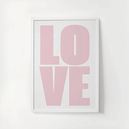 Typografie - Poster „LOVE“ – Modernes Fotoposter Little Mathilda Little Mathilda Poster