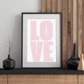 Typografie - Poster „LOVE“ – Modernes Fotoposter Little Mathilda Little Mathilda Poster