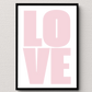 Typografie - Poster „LOVE“ – Modernes Fotoposter Little Mathilda Little Mathilda Poster
