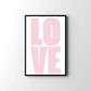 Typografie - Poster „LOVE“ – Modernes Fotoposter Little Mathilda Little Mathilda Poster