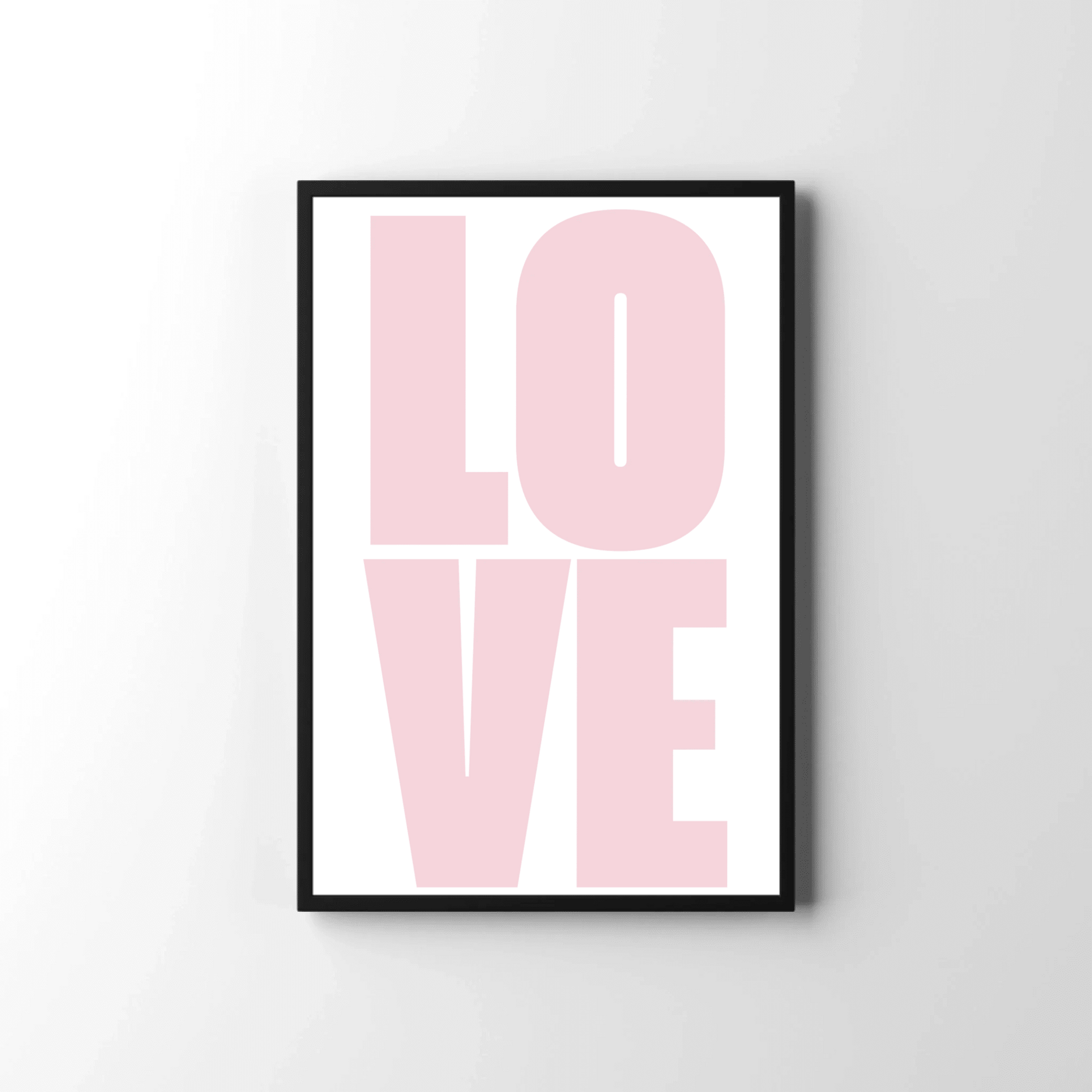 Typografie - Poster „LOVE“ – Modernes Fotoposter Little Mathilda Little Mathilda Poster